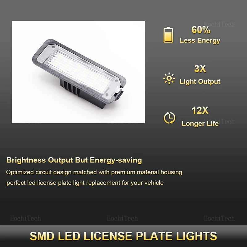 1pc 12V Car LED License Plate  - огляд і ціна Golf Equipment And Accessories