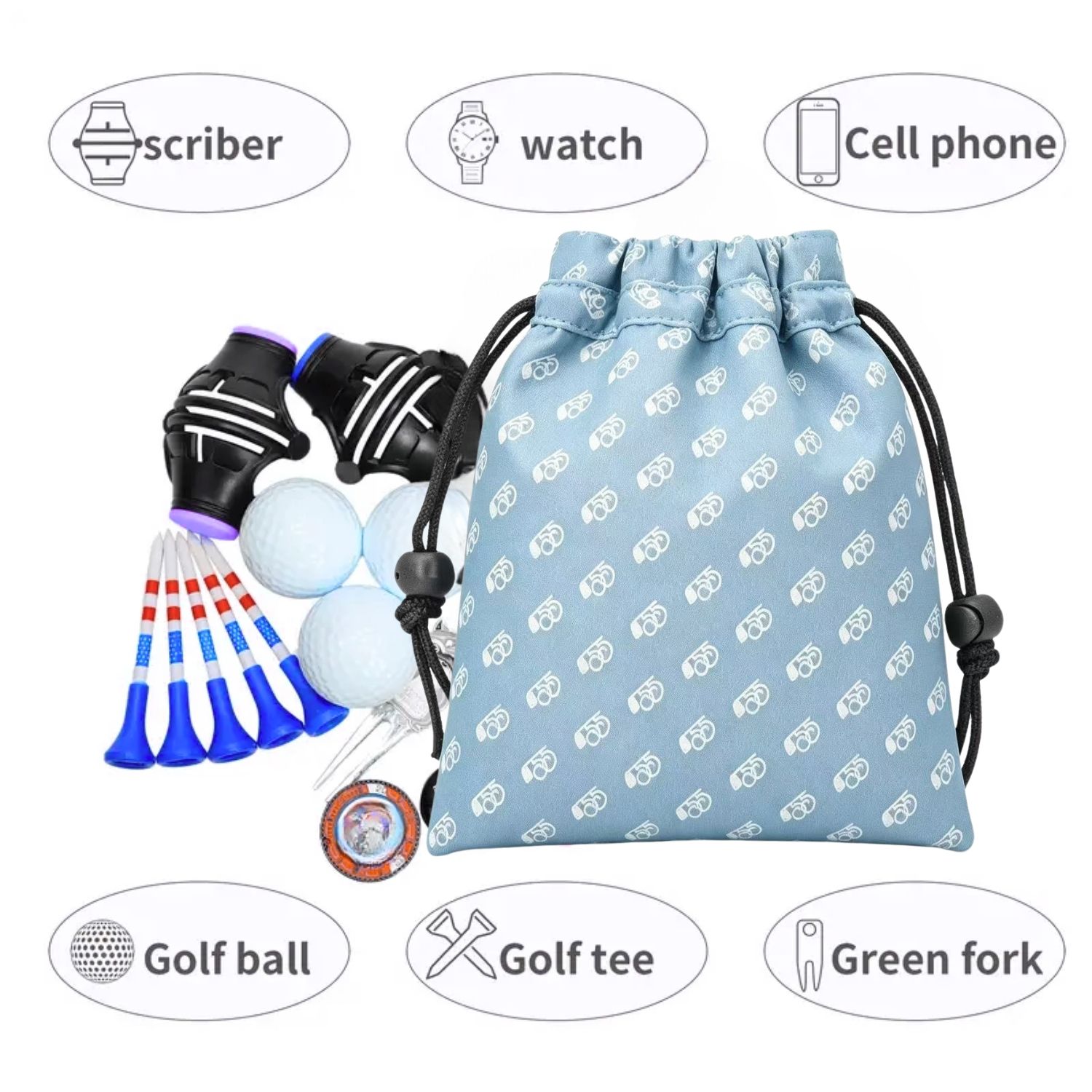 A Minimalist Blue Golf Valuabl - огляд і ціна Golf Equipment Bag