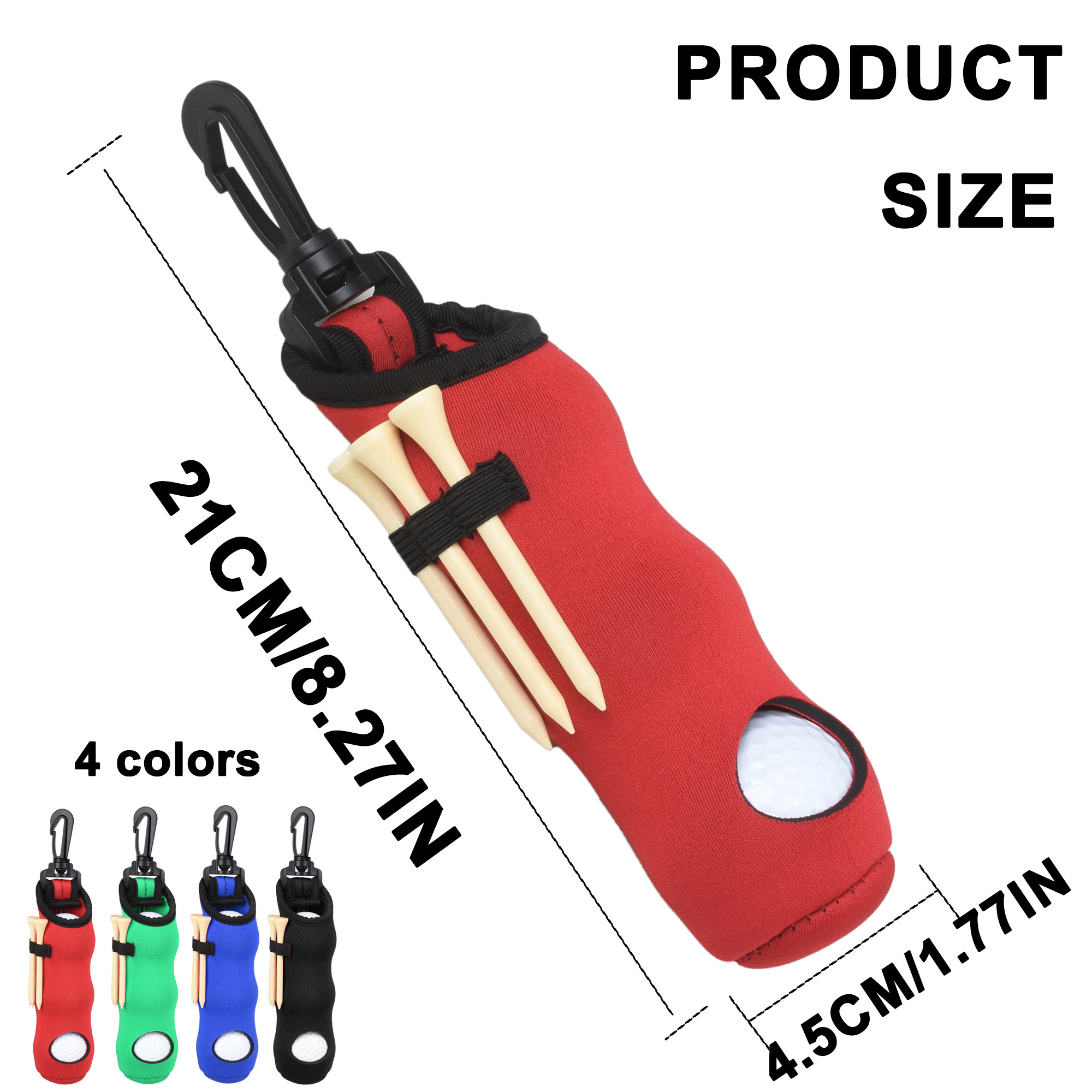Golf Tee Holder Neoprene Golf  - огляд і ціна Golf Equipment Bag